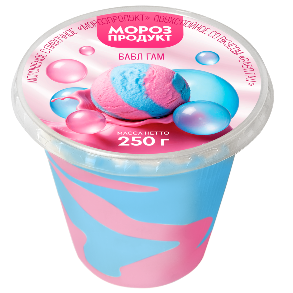 «MOROZPRODUCT» bubblegum butter glass plastic